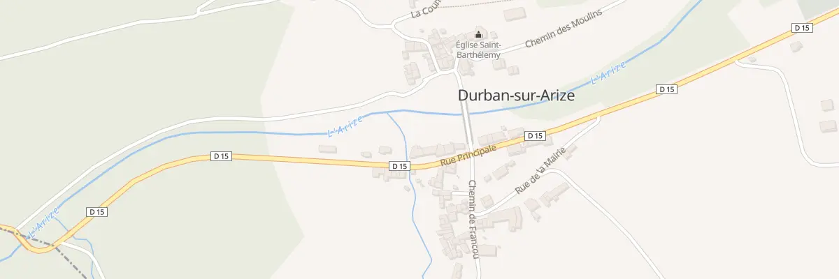 Plan du 16 Rue Principale à Durban-sur-Arize