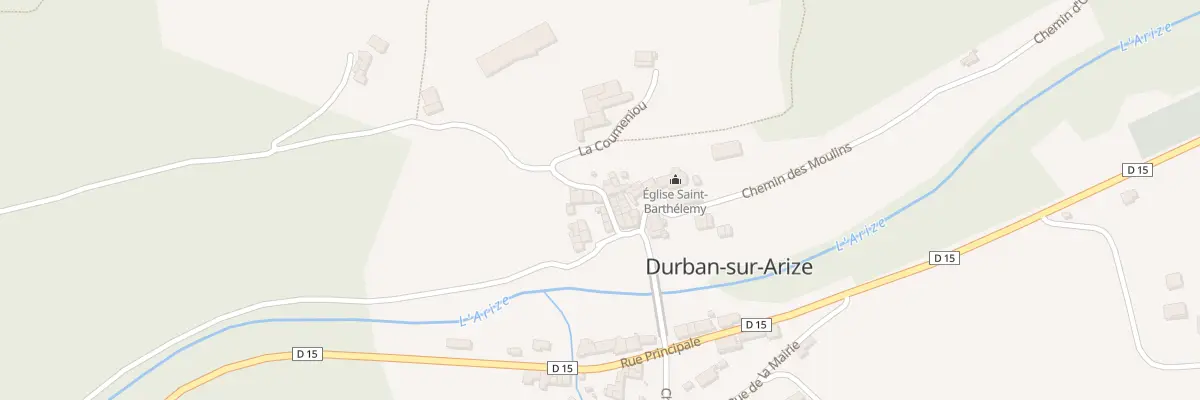 Plan du 3 Che du Château à Durban-sur-Arize