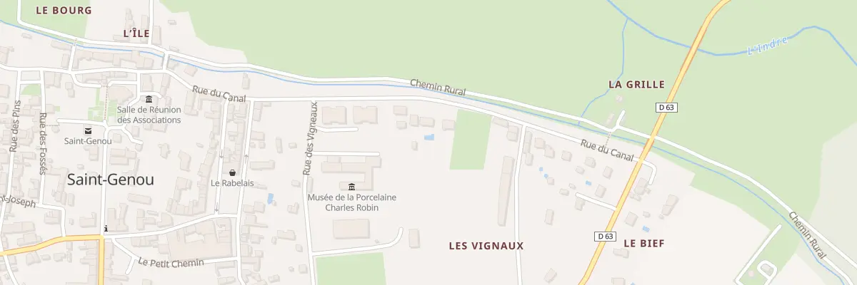 Plan du 13C Rue du Canal à Saint-Genou