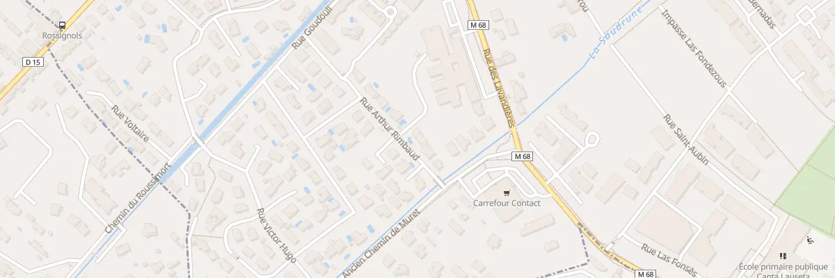 Plan du 6 Rue Arthur Rimbaud à Villeneuve-Tolosane