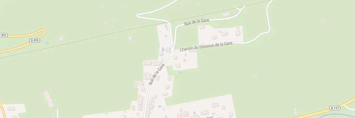 Plan du 5385 Rue de la Gare à Castelnau-Durban