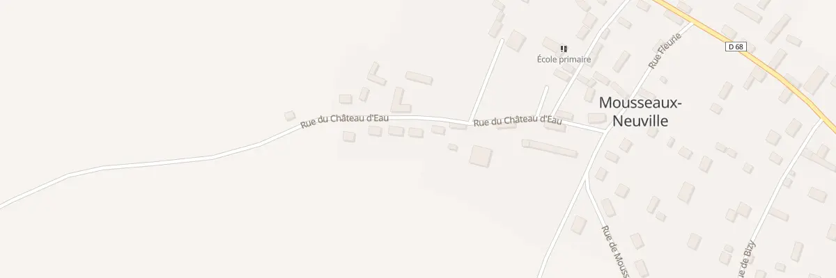 Plan du 12 Rue du Chateau d’Eau à Mousseaux-Neuville