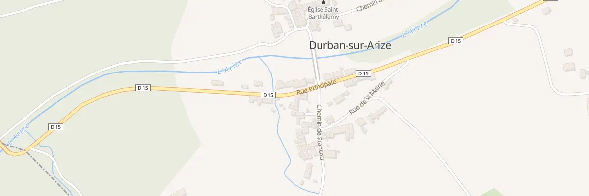 Plan du 91 Durban à Durban-sur-Arize