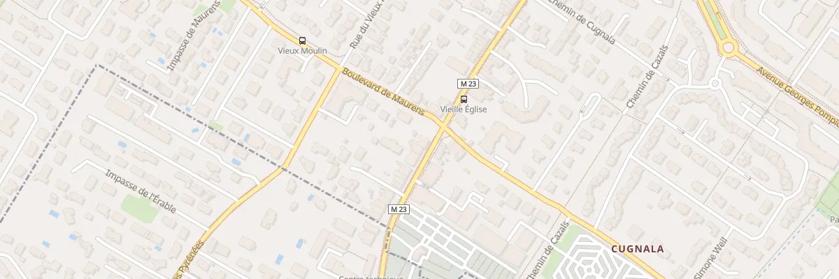 Plan du 44 Rue de la Vieille Église à Cugnaux