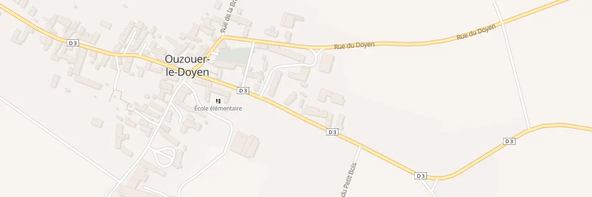 Plan du 7 Rue du Moulin à Vent à Ouzouer-le-Doyen