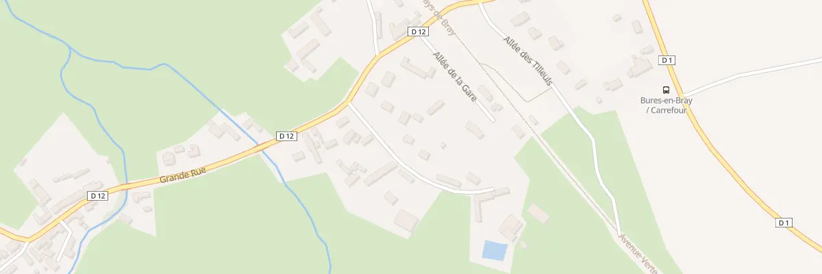 Plan du 7 Imp de Burette à Bures-en-Bray