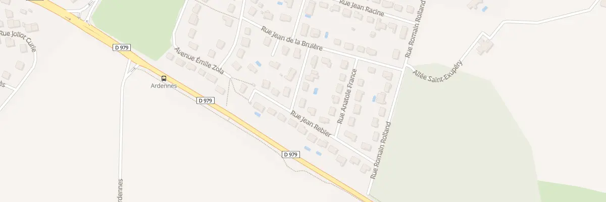 Plan du 1 Rue J J Rousseau à Feytiat
