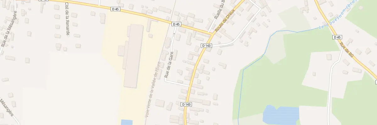 Plan du 34 Rte de Dreux à Marcilly-sur-Eure