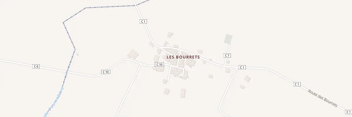 Plan du 43 Les Bourrets aux Bordes-sur-Arize
