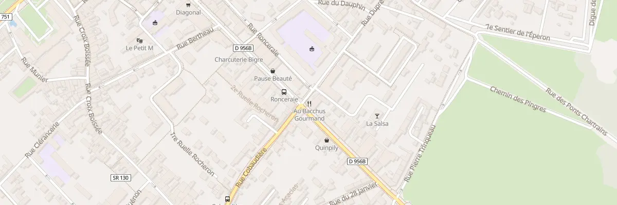 Plan du 1 Rue Dupre à Blois