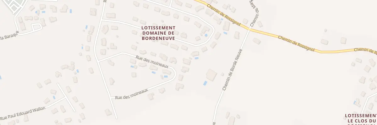 Plan du 71 Rue des Merles à Montauban