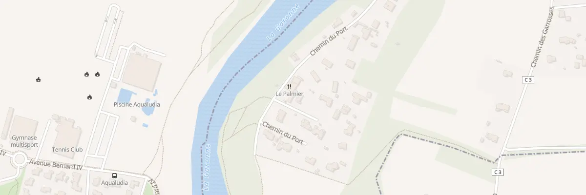 Plan du 54B Che du Port à Saubens