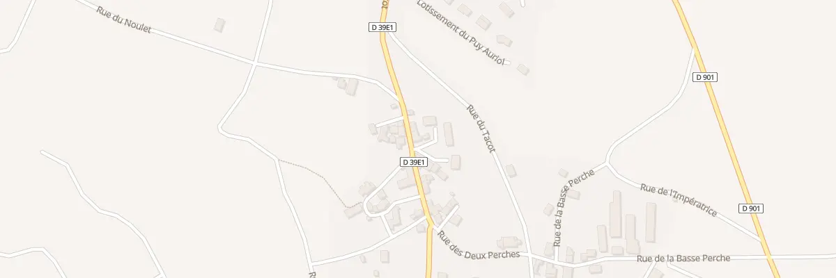 Plan du 5124 La Perche à Chabrignac