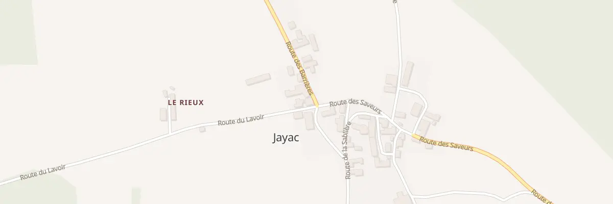 Plan du 61 Le Bourg à Jayac