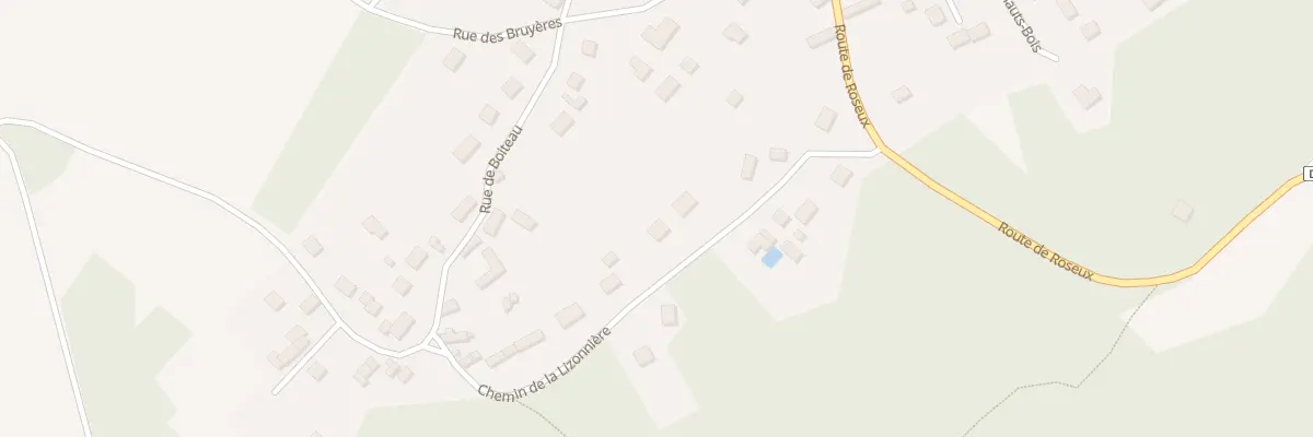 Plan du 14B Che de la Lizonniere à Bois-le-Roi