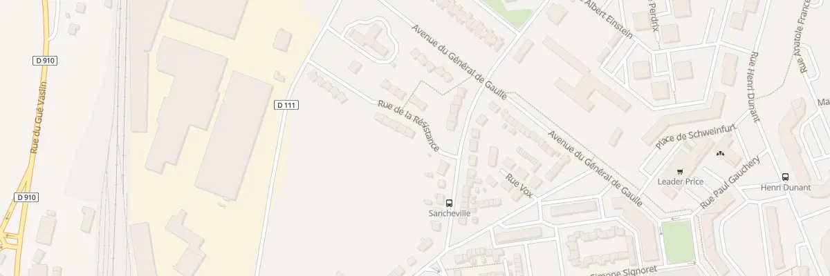 Plan du 2 Rue de la Resistance à Châteaudun