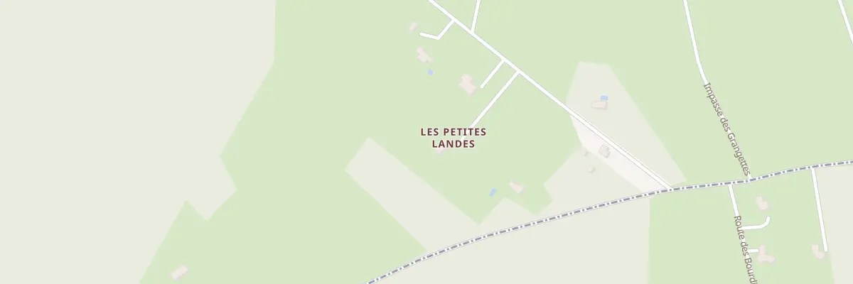 Plan du 1638 Rte des Petites Landes à Veyrignac