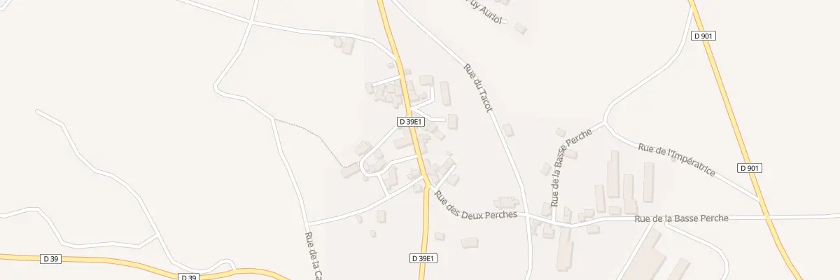 Plan du 17 Rue De La Haute Perche à Chabrignac