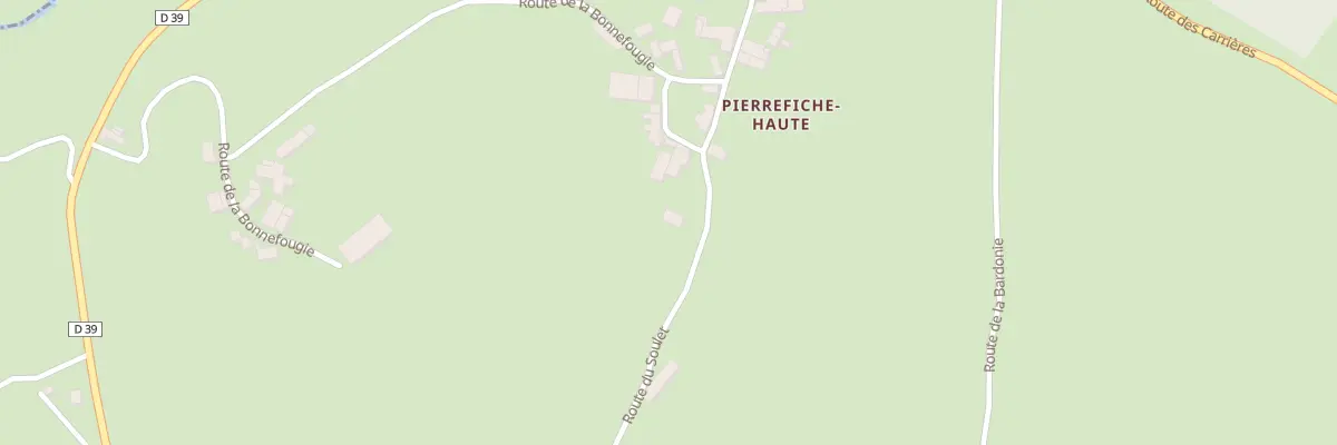 Plan du 418 Rte Du Soulet à Saint-Bonnet-la-Rivière