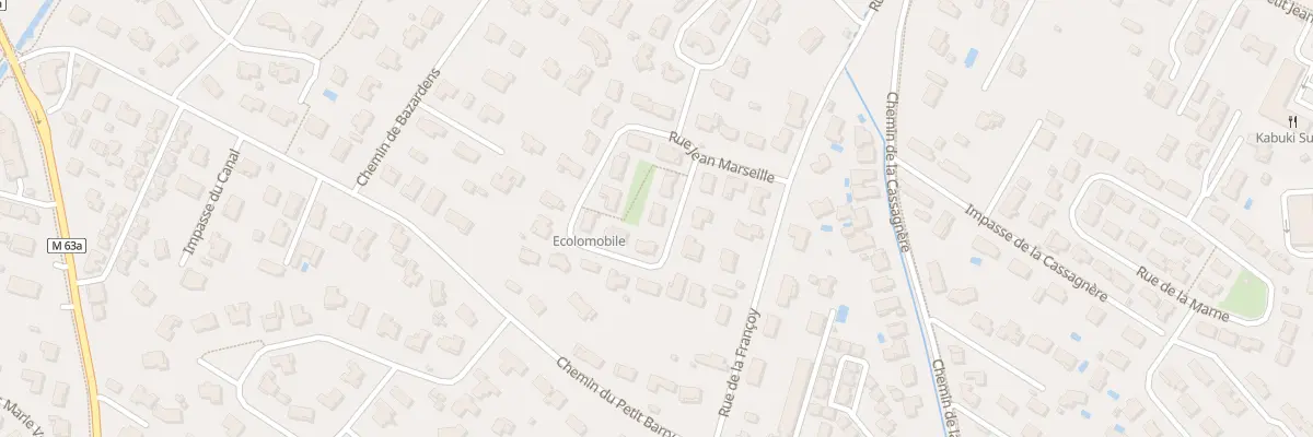 Plan du 21 Rue Jean Marseille à Cugnaux