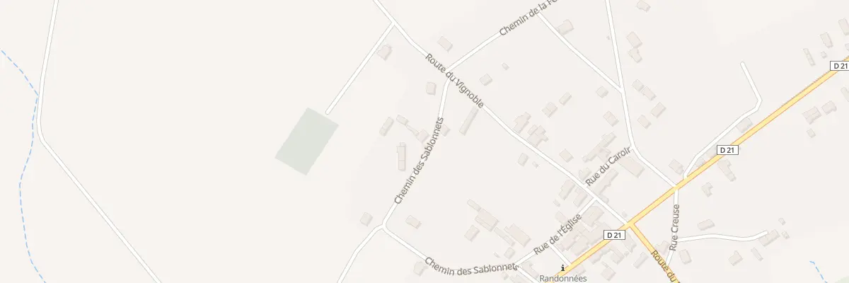 Plan du 13 Chem des Sablonnets à Choussy