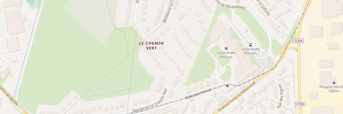 Plan du 8 Res le Chemin Vert au Val d’Hazey
