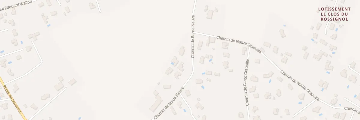 Plan du 449 Che de Borde Neuve à Montauban
