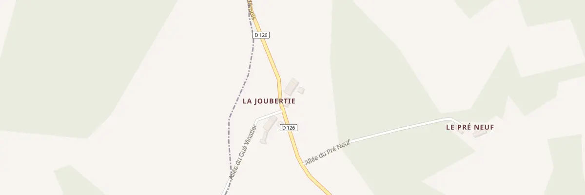 Plan du 2940 Rte de St Julien Le Vendomois à Arnac-Pompadour