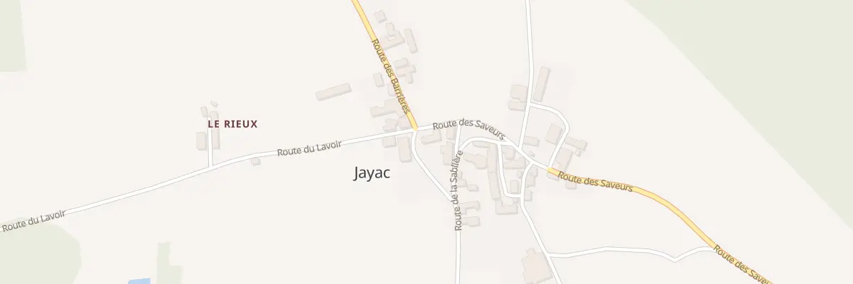 Plan du 60A Le Bourg à Jayac