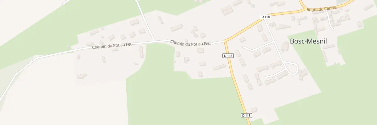 Plan du 87 Che du Pot au Feu à Bosc-Mesnil