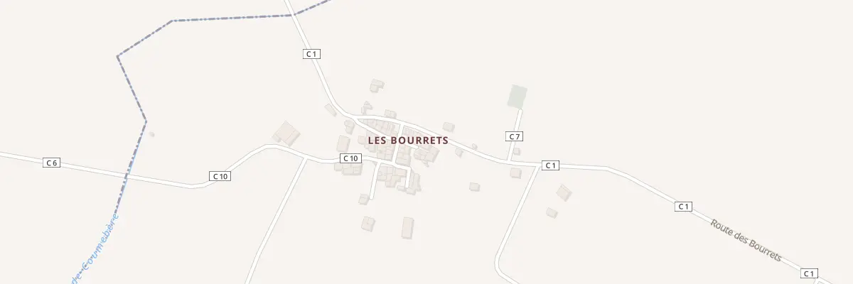 Plan du 32 Les Bourrets aux Bordes-sur-Arize