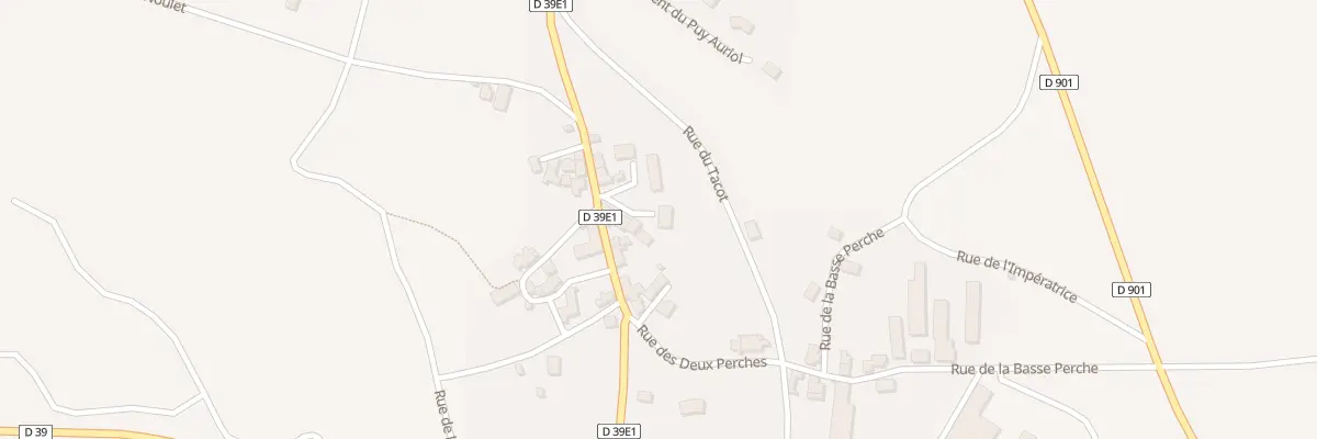 Plan du 5126 La Perche à Chabrignac