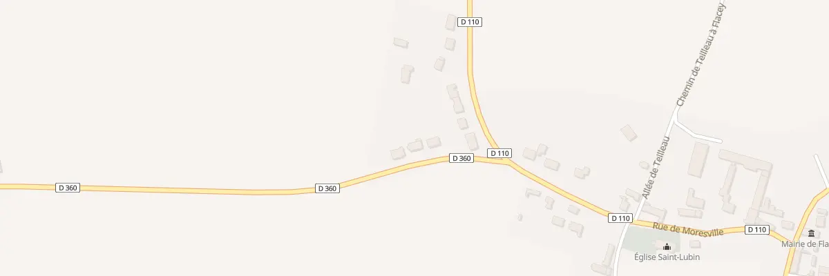 Plan du 3 Rue de Jumeau à Flacey
