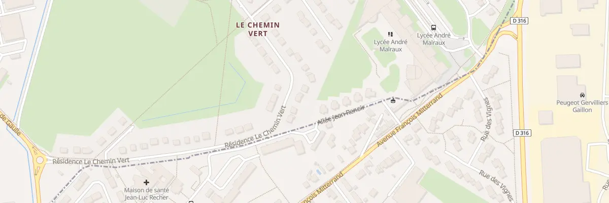 Plan du 3 Res le Chemin Vert au Val d’Hazey
