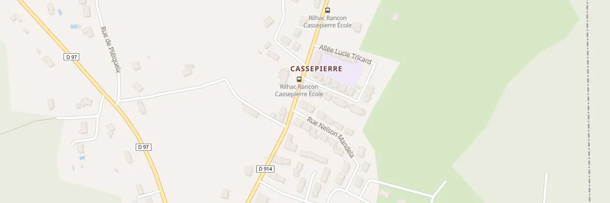 Plan du 1 Rue Nelson Mandela à Rilhac-Rancon