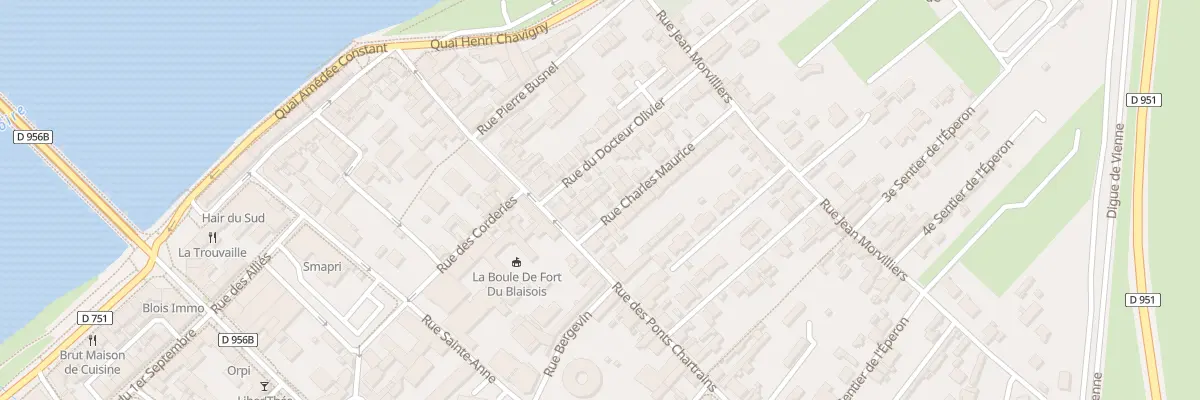 Plan du 6 Rue Charles Maurice à Blois