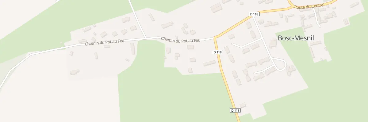 Plan du 77 Che du Pot au Feu à Bosc-Mesnil