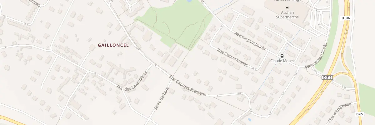 Plan du 17 Rue Georges Brassens à Gaillon