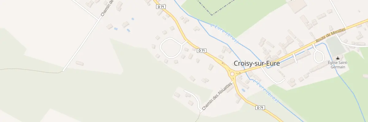 Plan du 21 Rpt du Messie à Croisy-sur-Eure
