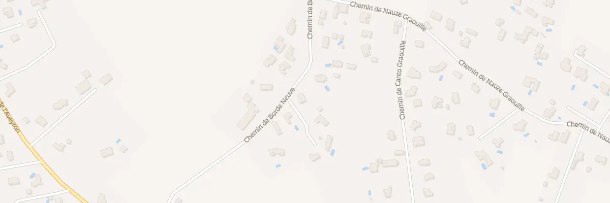 Plan du 382 Che de Borde Neuve à Montauban
