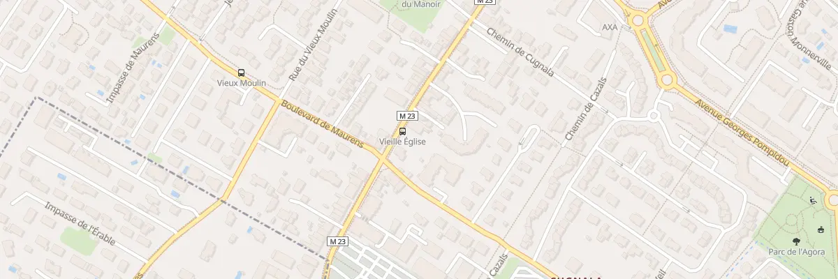 Plan du 39 Rue de la Vieille Église à Cugnaux