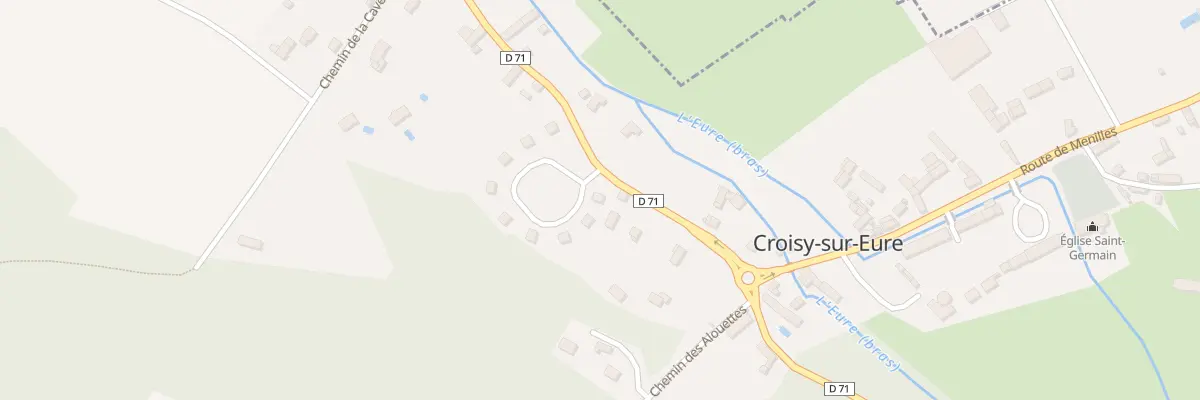 Plan du 22 Rpt du Messie à Croisy-sur-Eure