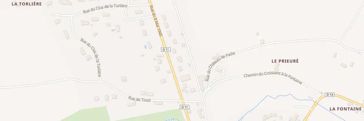 Plan du 5301 Le Pave à Écueillé