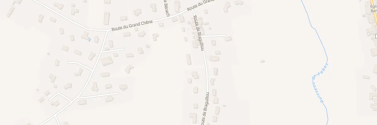Plan du 156 Rte de Braguillou à Fabas