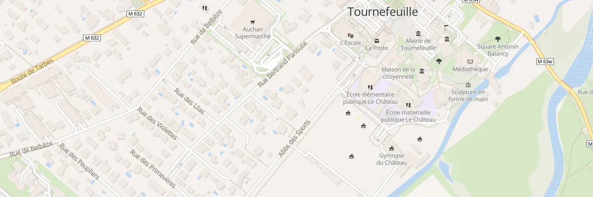 Plan du 22 Rue Bertrand Panouse à Tournefeuille