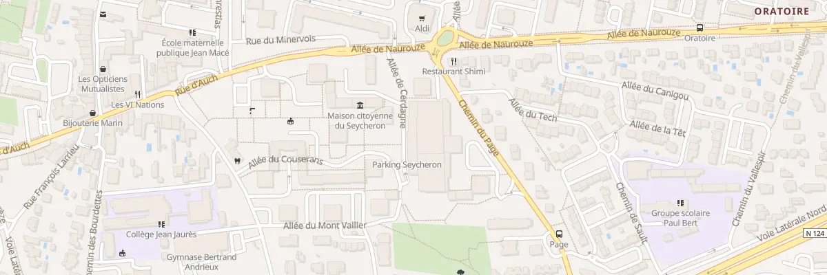 Plan du 5 All de Cerdagne à Colomiers