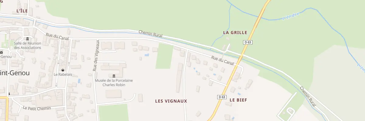 Plan du 19 Rue du Canal à Saint-Genou