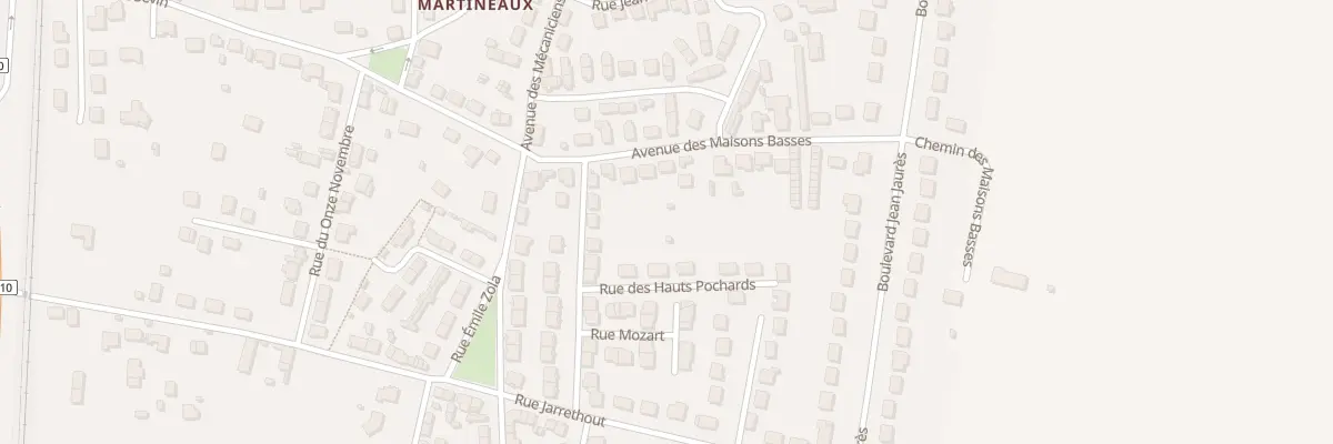 Plan du 18B Av des Maisons Basses à Châteaudun