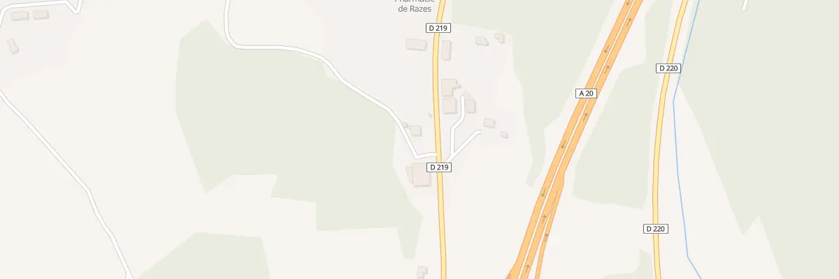 Plan du 28 Rue de Limoges à Razès