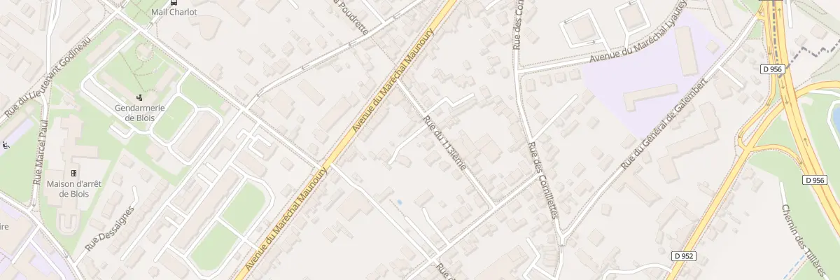 Plan du 10B Rue du Cent Treizieme à Blois